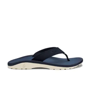 Olukai Men's Ohana Deep Blue/White Target Sandals