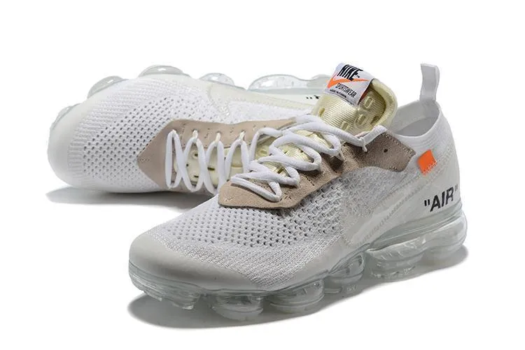 OFF WHITE x Nike Air Vapormax Part 2 White  Shoes Sneakers Men Sale Size US 7-11 Omega Sneakers