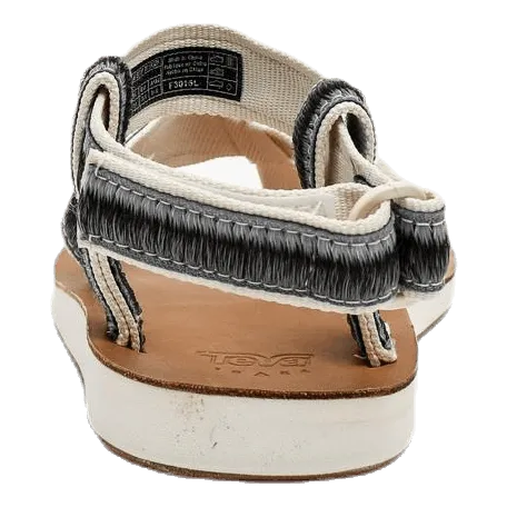 Roxy Azul Flip Flops Original Sandal Ombre Blue/White