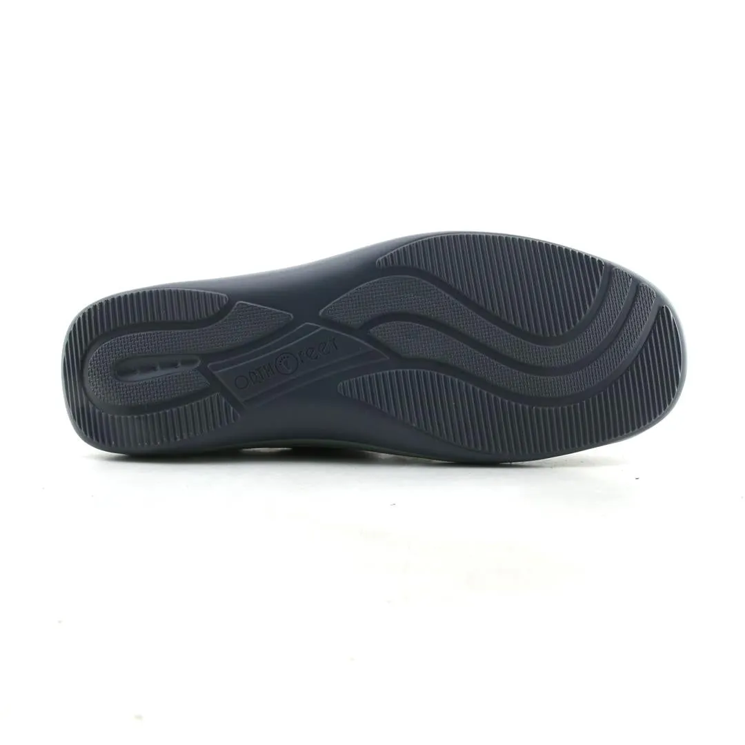 Diabetic Slippers Othrofeet Women Verona Heel Strap - Pewter