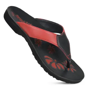 Traditional Japanese Flip Flops Aerosoft - Paradigm S6002 Trendy Thong Summer Comfy Floral Footbed Flip Flops For Women
