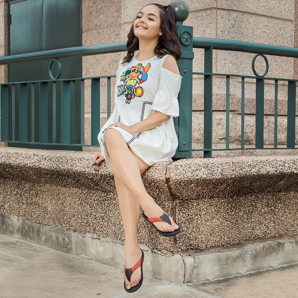 Flip Flops Reddit Aerosoft - Paradigm S6002 Trendy Thong Summer Comfy Floral Footbed Flip Flops For Women