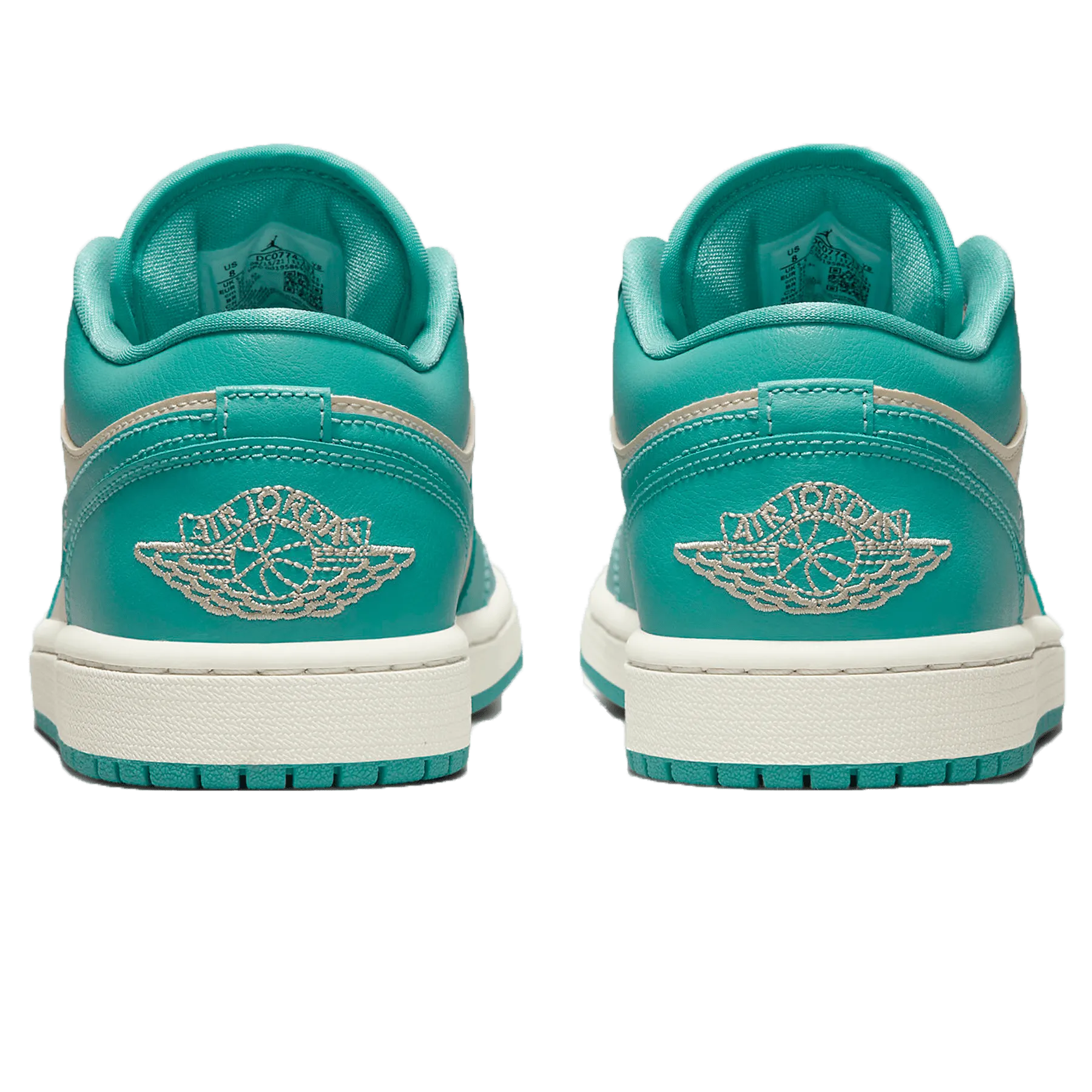 Air Jordan 1 Low Wmns 'Tropical Teal Sandy Beige' Asics Shoe
