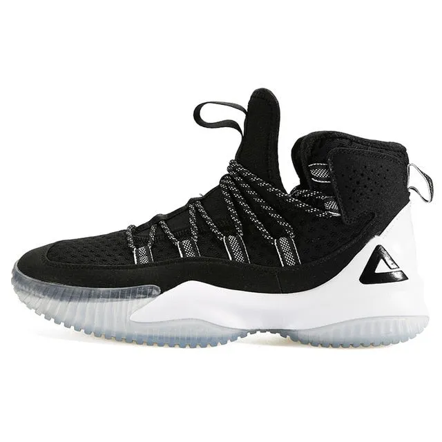 PEAK Men's Basketball Shoes Court Anti-slip Rebound Basketball Sneakers Size 14 Wide Sneakers