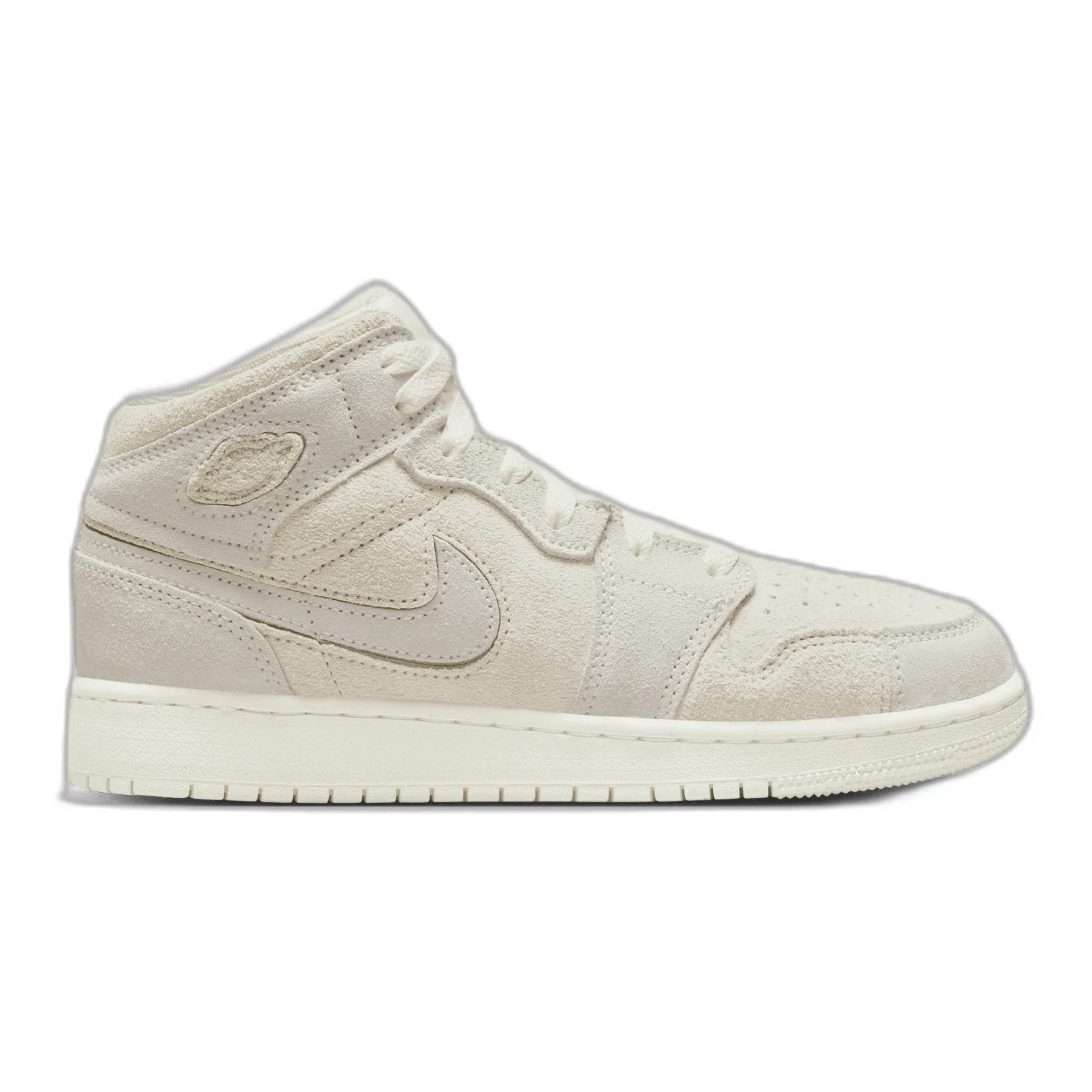 Nike Kids' Air Jordan 1 Mid Se Craft Shoes - Pale Ivory / Sail / Legend Light Brown Asics Shoes For Healthcare Workers