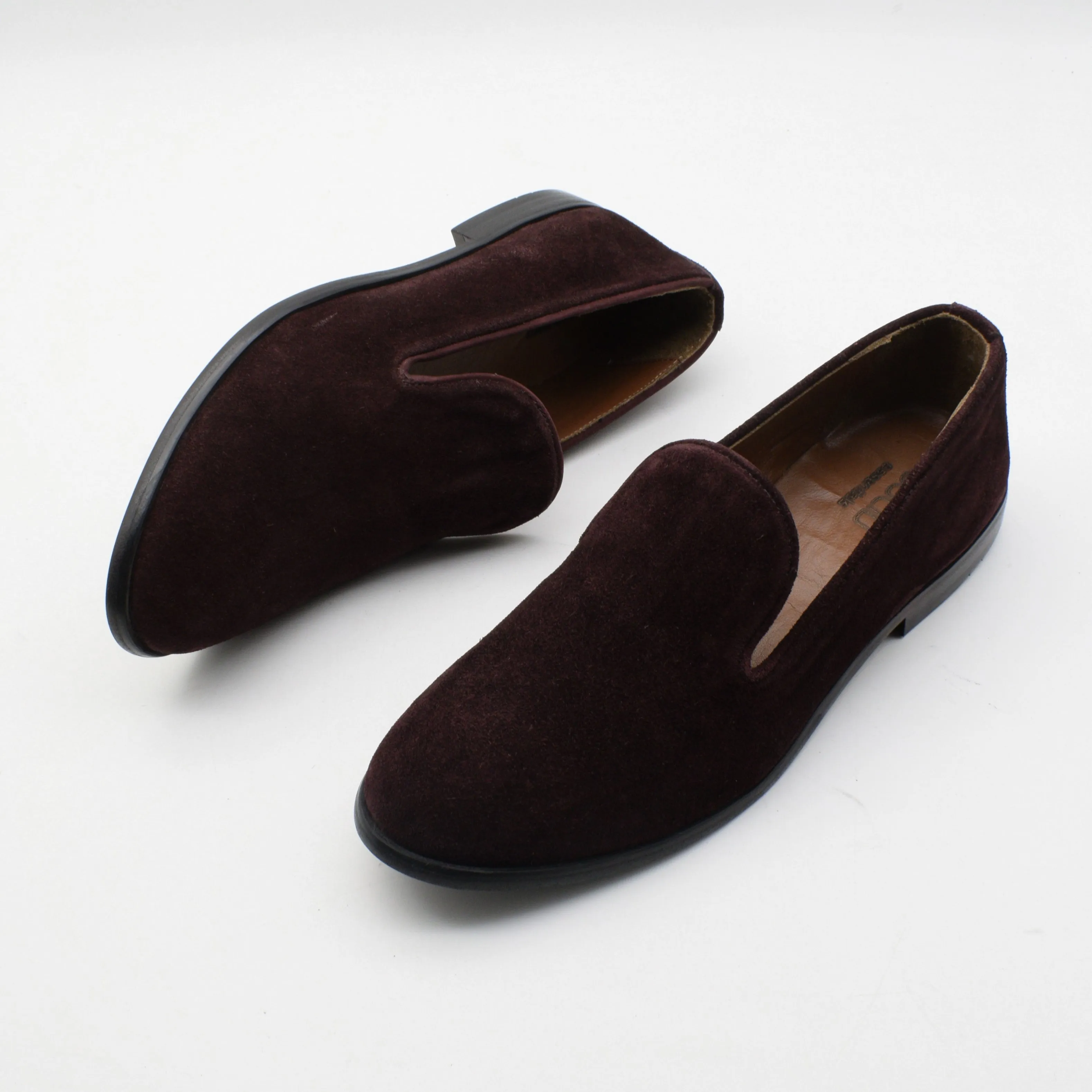 SUEDE VELVET LOAFERS - BLACK SOLE Johnston Murphy Tassel Loafers