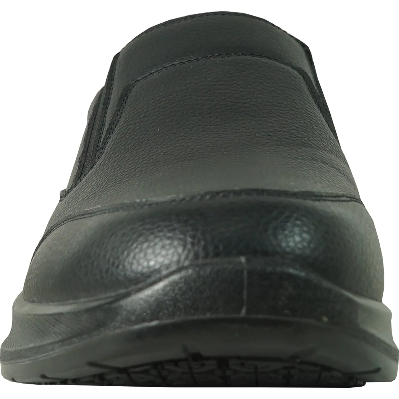 Hard Sole Work Boots VANGELO Men Slip Resistant Shoe JIMMY-3 Black  - Wide Width Available