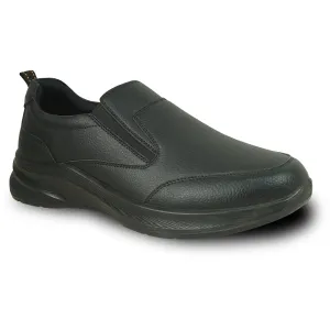 Work Boots Astm F2413 11 VANGELO Men Slip Resistant Shoe JIMMY-3 Black  - Wide Width Available