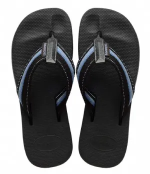 HAVAIANAS NEW URBAN WAY - BLACK.BLACK Gel Slides