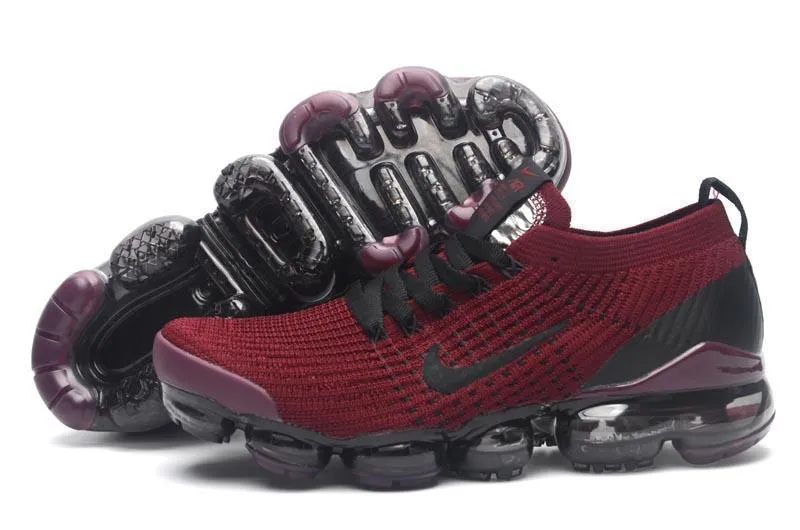 Nike Air Vapormax Flyknit 3 Bordeaux Black Shoes Sneakers Men Sale Size US 7, 8, 8.5, 9, 10, 11 Star Wars Sneakers
