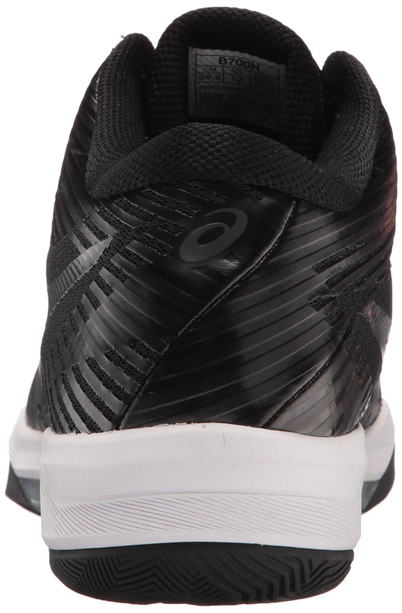 ASICS Mens Volley Elite FF MT Volleyball Shoe, Black/Dark Grey/White, 10.5 Medium US Asics Volleyball Shoes Philippines
