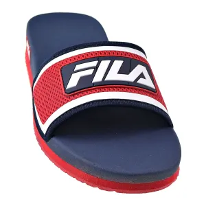 Slippers Morocco Fila Men's Lunar Slides Dress Blue-Red-White