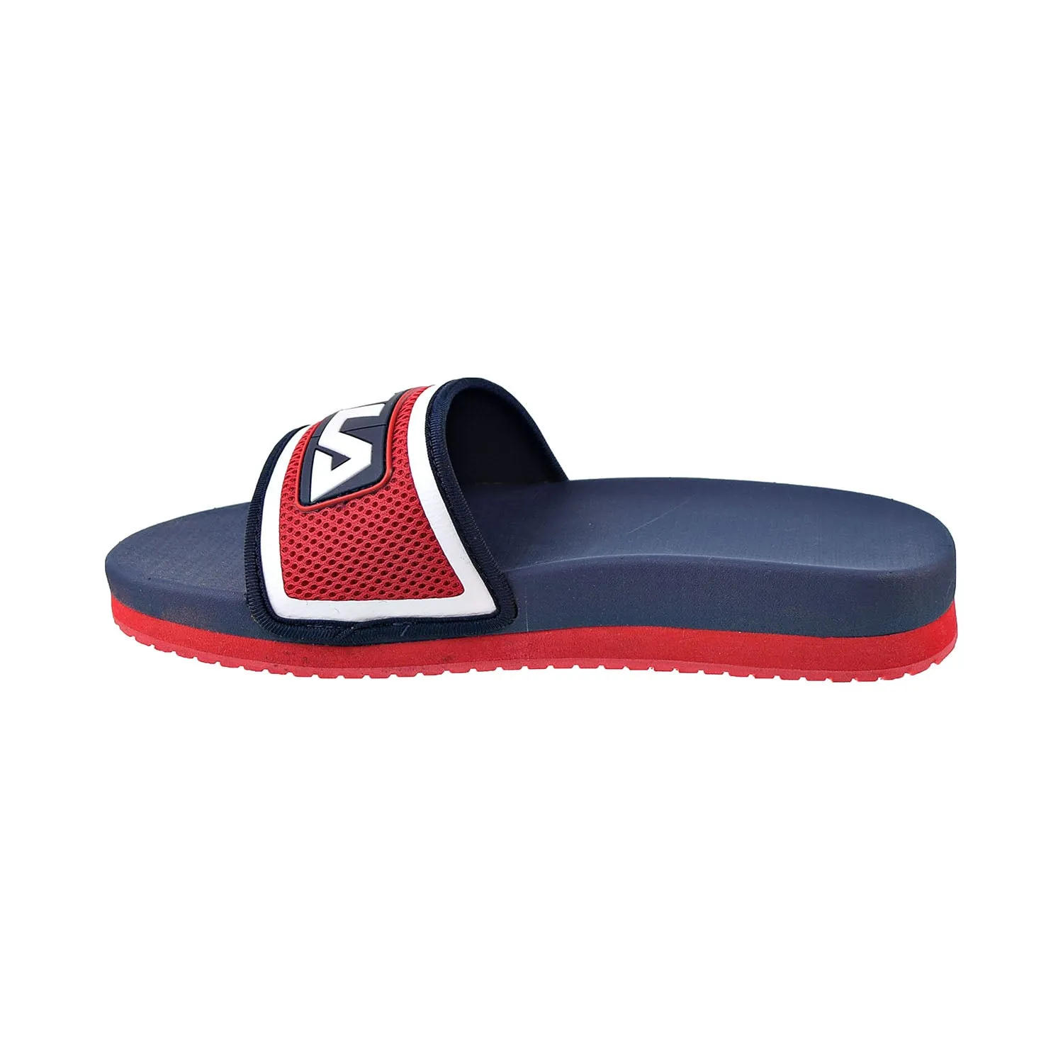 Soft Slippers Home Fila Men's Lunar Slides Dress Blue-Red-White