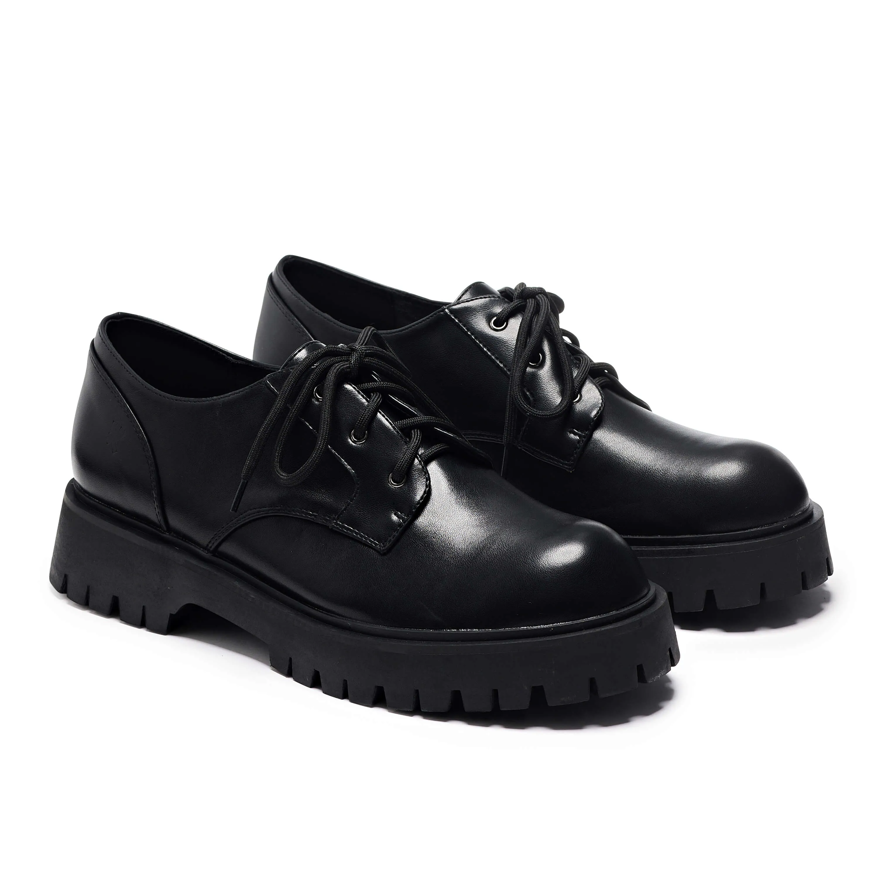 Marshall Work Boots Pinemoon Men's Black Lace Up Shoes