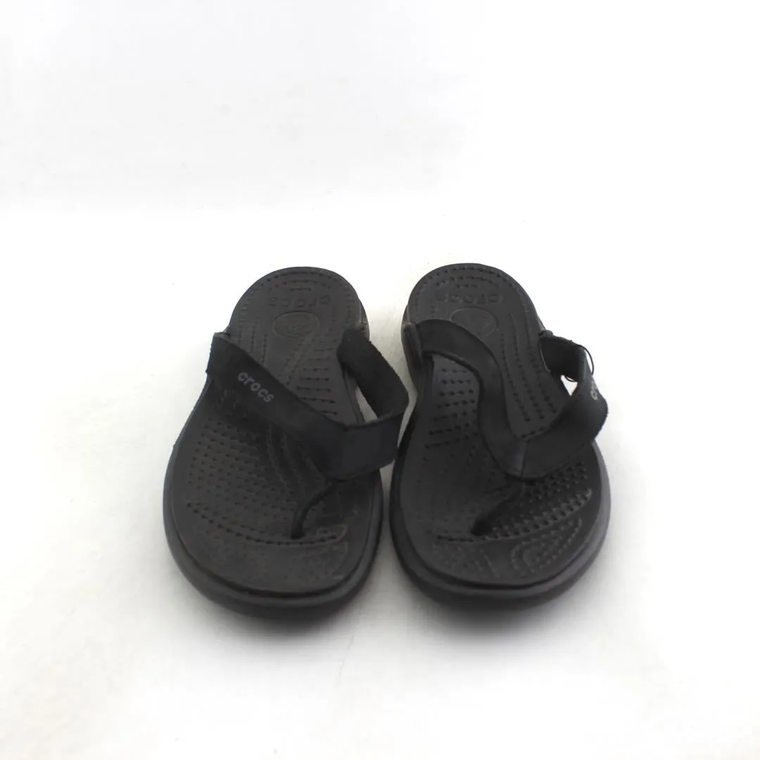 Chicken Feet Slippers CROCS CAPRI  BIJOU BLACK RELAXED FIT