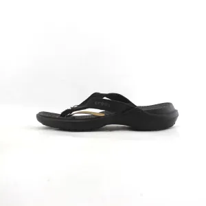 CROCS CAPRI  BIJOU BLACK RELAXED FIT Slippers That Don't Make Your Feet Sweat