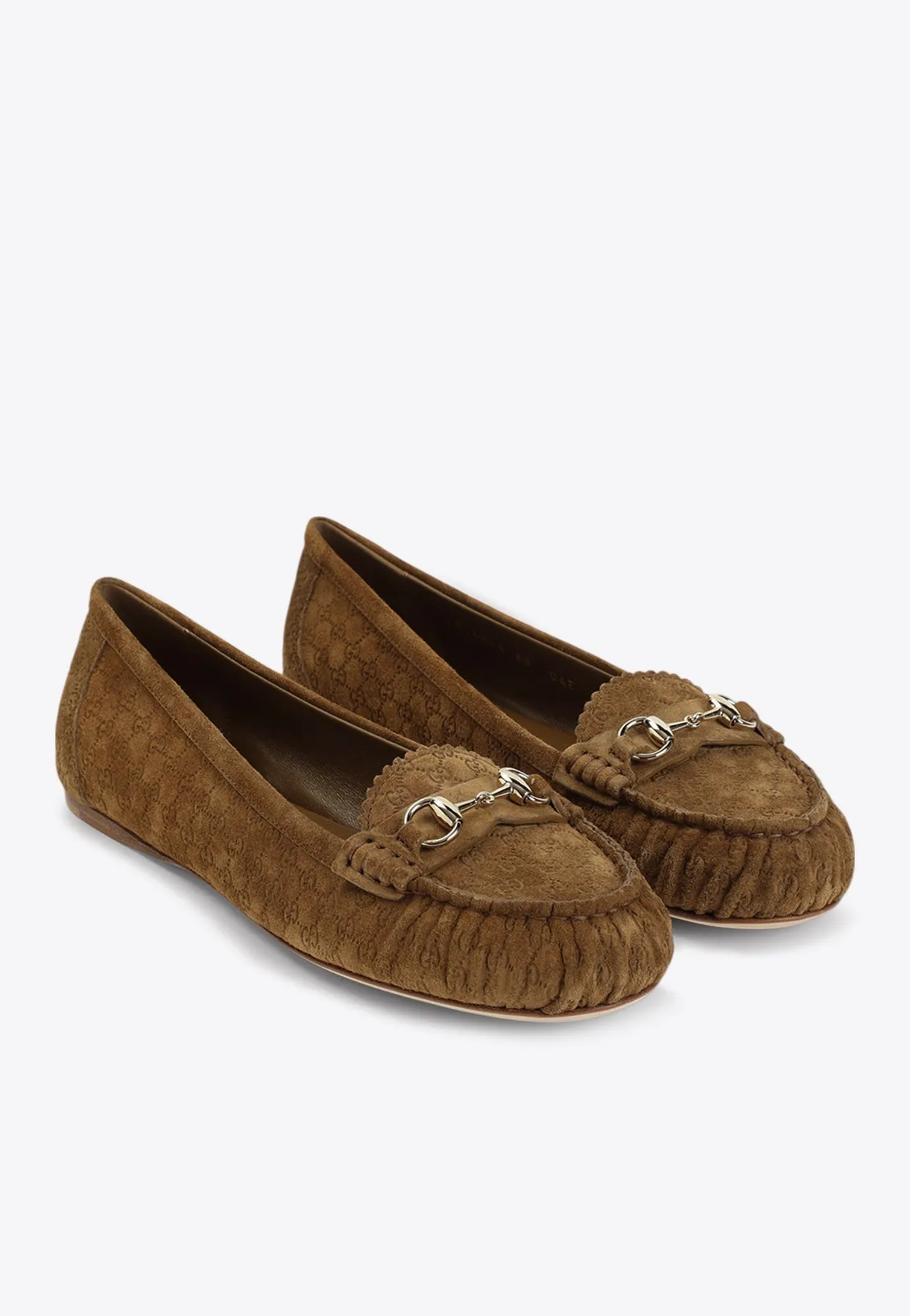 Wool Loafers Horsebit GG Suede Loafers