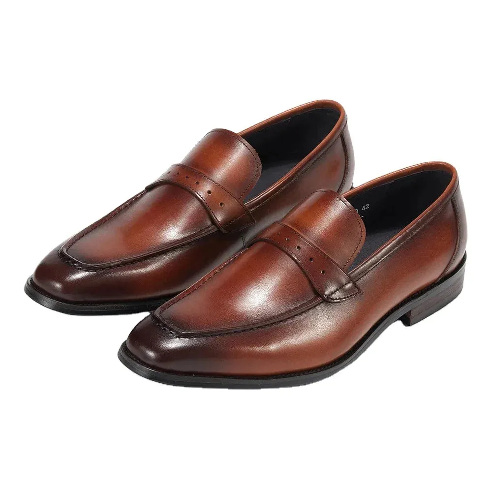 Trend4us Men's Classic Leather Penny Loafers Loafers Bread Company