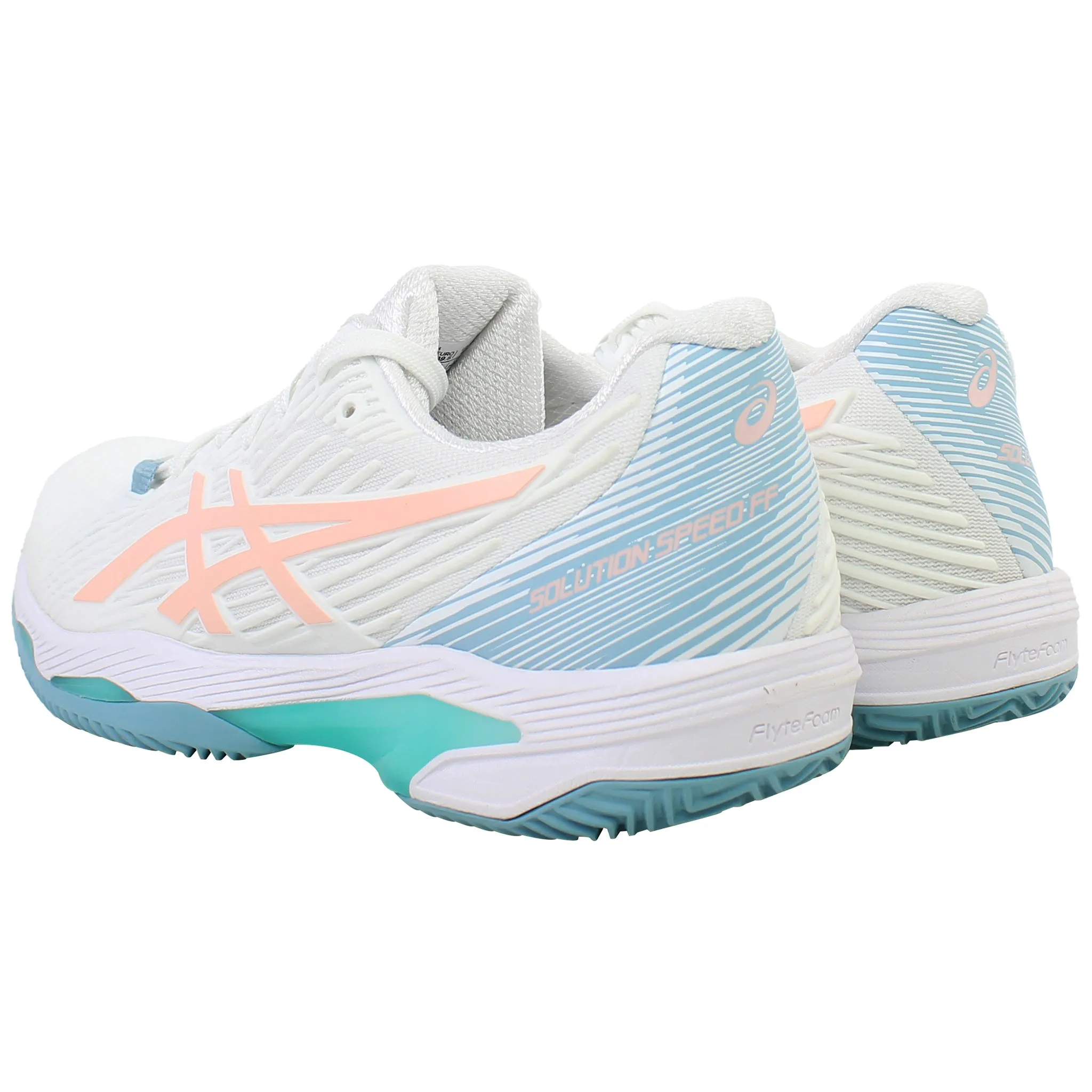 Asics Rulon Wrestling Shoes Asics Solution Speed FF 2 Clay Womens White Tennis Shoes