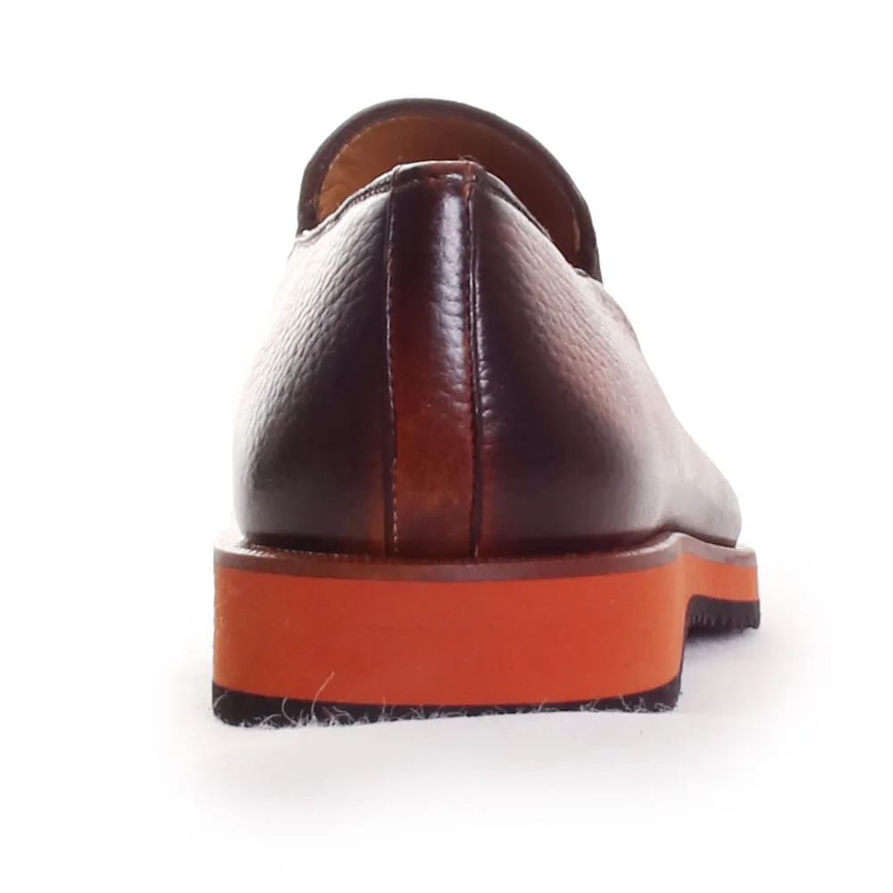 Prego Loafer Brushed Leather Monolith Loafers