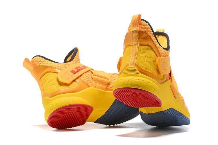 Nike Lebron Soldier XII 12 SFG EP Orange Yellow Men Shoes Sale Size US7,8,8.5,9,10,11,12 Asics Supination Walking Shoes