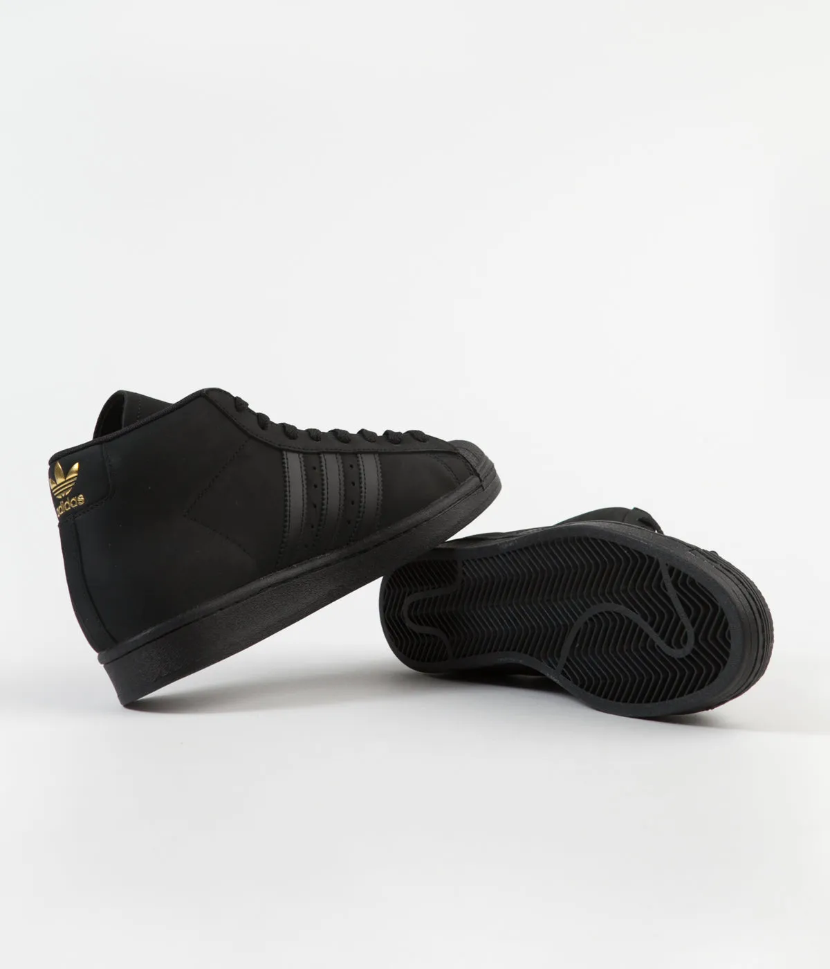 Adidas Pro Model Shoes - Core Black / Gold Metallic / White Adidas Originals Gazelle Bold Wonder Quartz/core Shoe