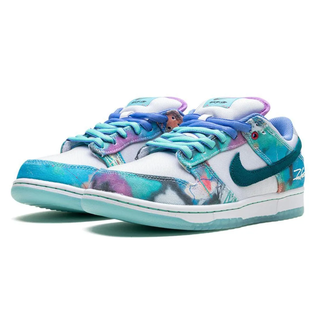NIKE DUNK LOW SB FUTURA BLEACHED AQUA Asics Shoes Sg