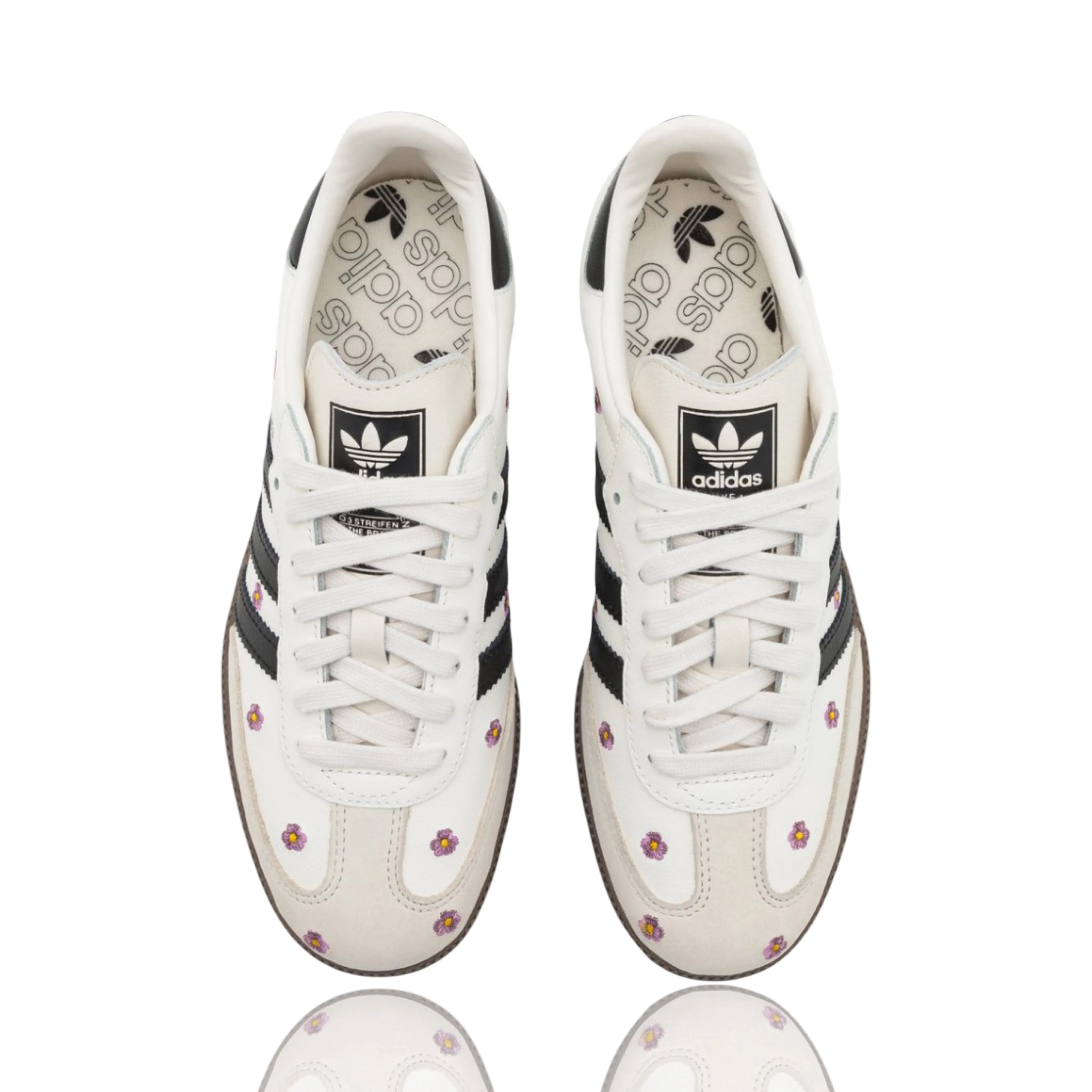 Adidas Samba Light Violett Floral Indoor Adidas Soccer Shoes