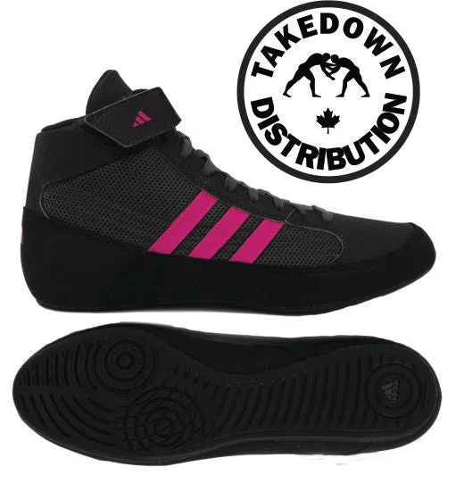 Adidas Shoe Wrestling HVC Kids Youth Black-Pink Adidas Stellasport Shoes