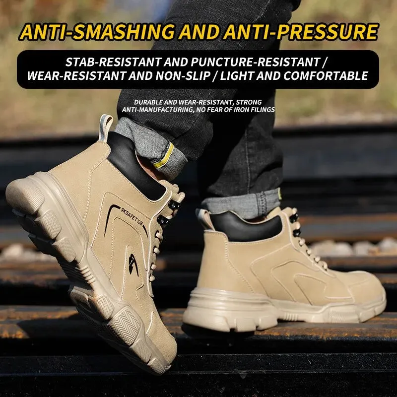 Men Work Safety Anti-smash Anti-stab Work Shoes Work Boots St Louis Mo