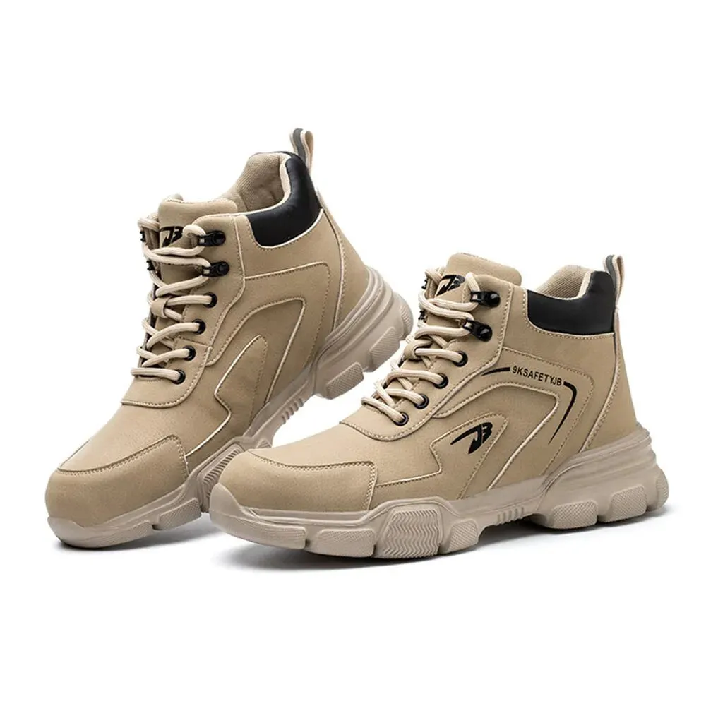 Men Work Safety Anti-smash Anti-stab Work Shoes Pro Boondock Work Boots