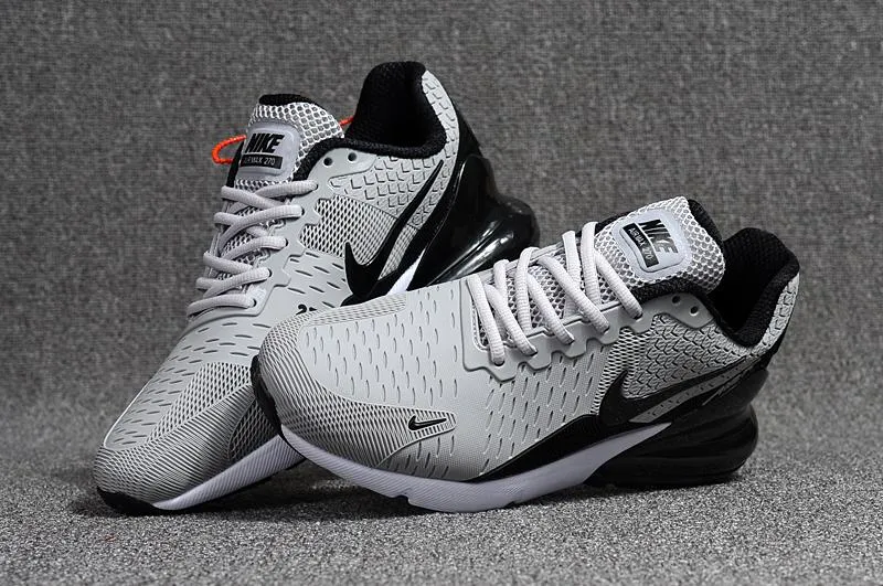 Nike Air Max 270 React Light Grey Sneaker Shoes Sale Men Women Size 5.5 - 11 Asics Shoes For Padel