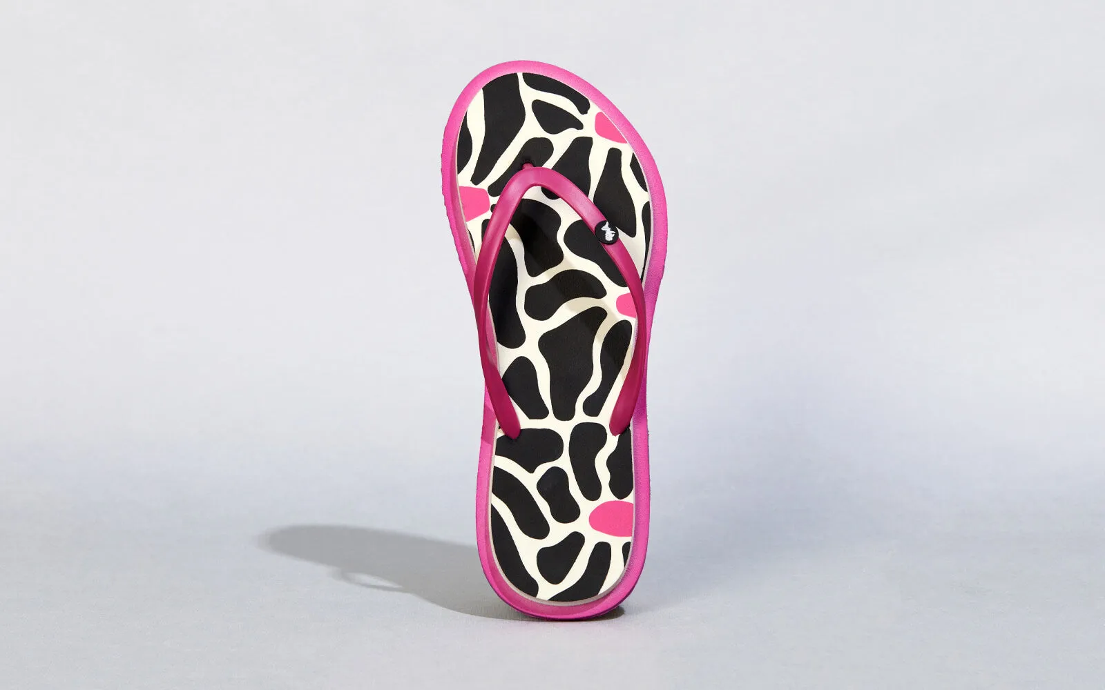 The Flip Flop Shop Printed Flip Flops : Black