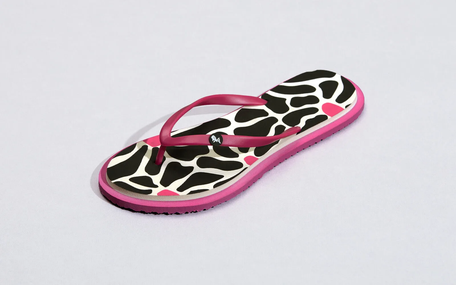 Printed Flip Flops : Black Pedicure Flip Flops Bulk