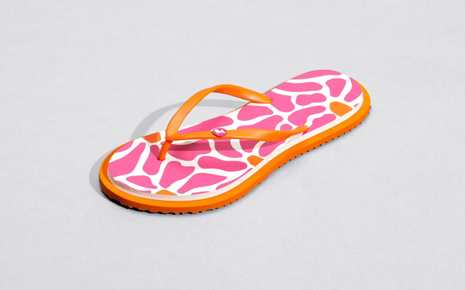 Printed Flip Flops : Pink Best Flip Flops For Heavy Guys