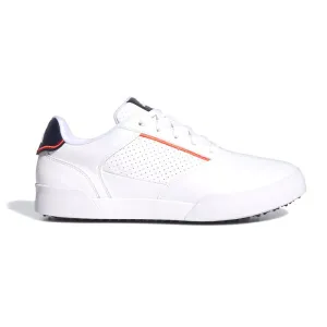 Adidas No Lace Shoes Adidas Men's Retrocross WD Spikeless Golf Shoes - Cloud White/Collegiate Navy