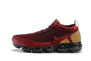 Good Casual Sneakers Nike Air Vapormax Flyknit 2 Red Brown Shoes Sneakers Men !!! CYBER MONDAY SALE !!!