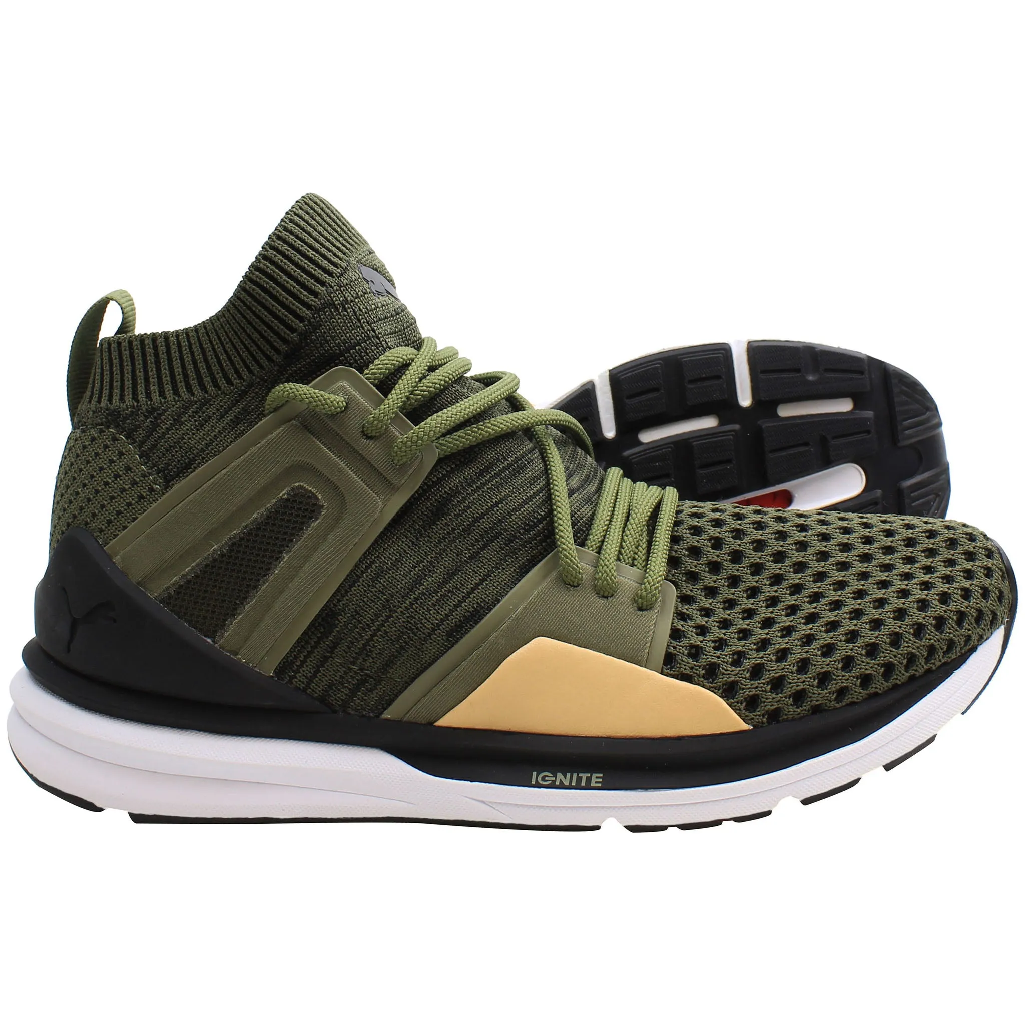 Shoes Similar To Asics Gel Nimbus 24 Puma Blaze Of Glory Mens Dark Green Running Shoes