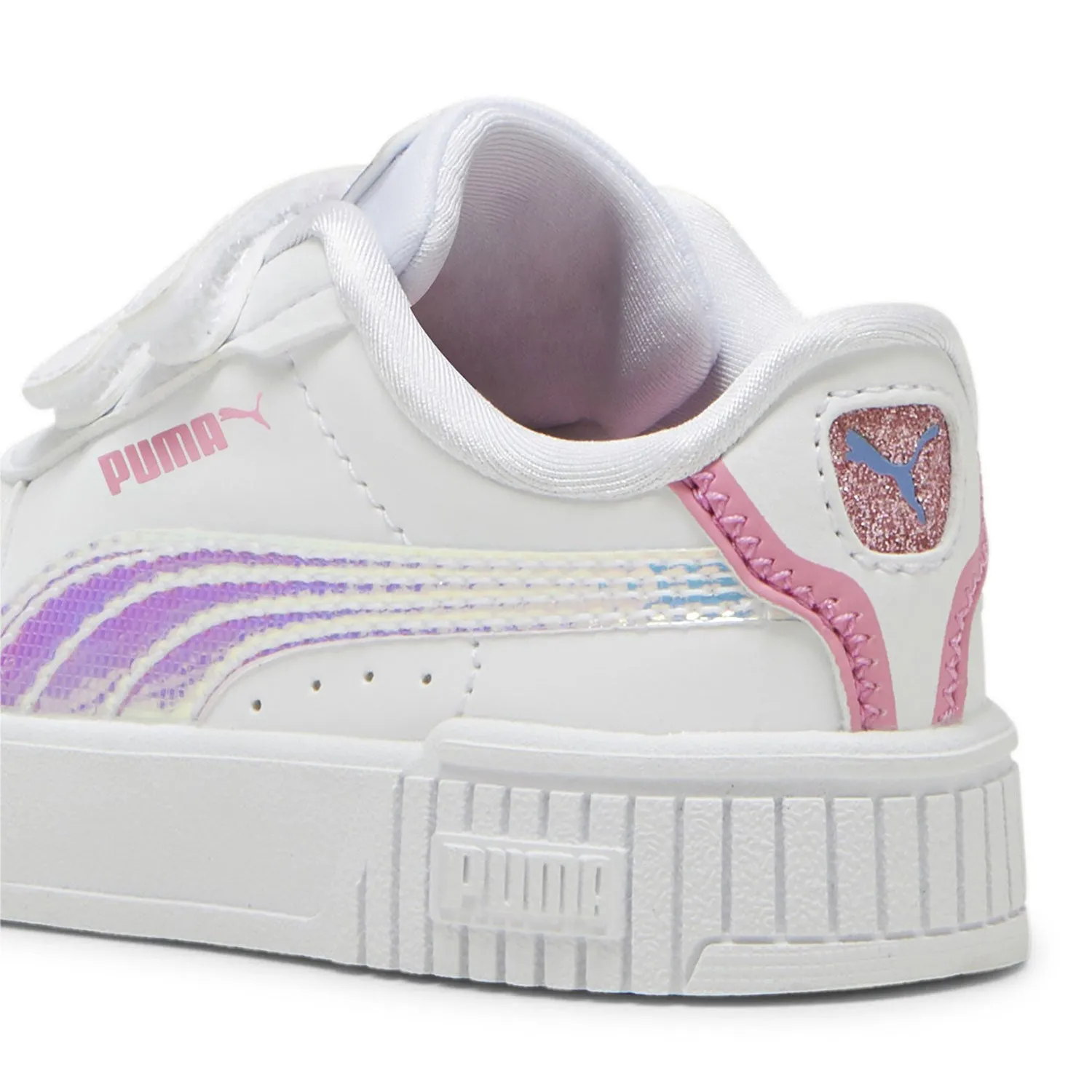 .PUMA Carina 2.0 Deep Diva V Infant Shoes WHITE / PINK - (39654801) - DDV - R1L10 Asics Gel Blade 7 Badminton Shoes