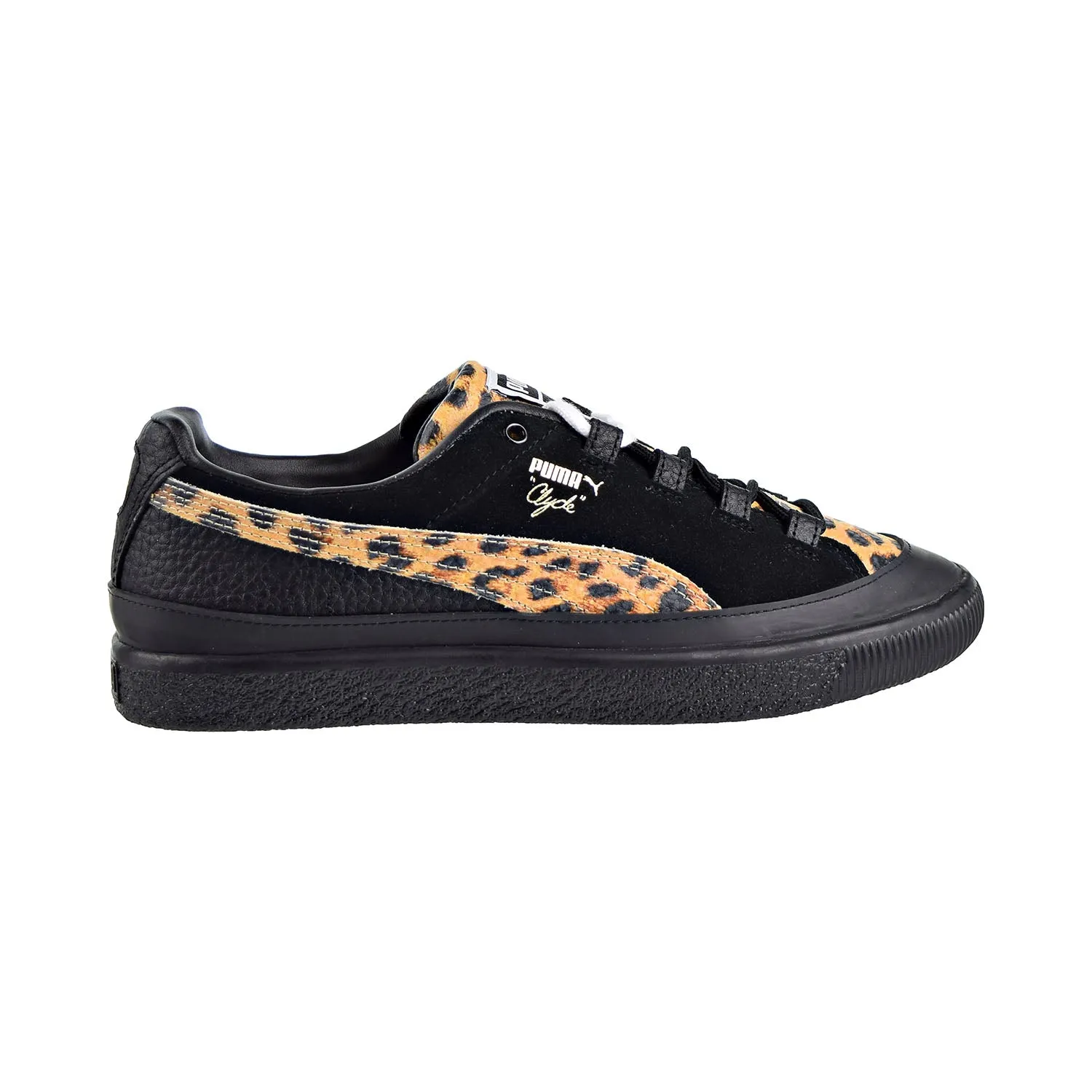 Puma Clyde RT X Volcom Mens Shoes Puma Black/Puma White Pink Wrestling Shoes Asics