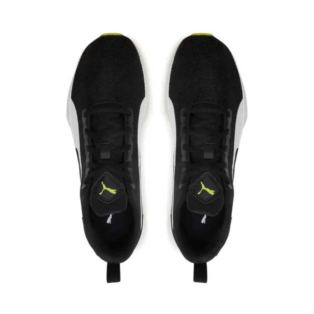 Asics Running Shoes Academy PUMA FLYER Runner Mesh Running Men - BLKWHT2