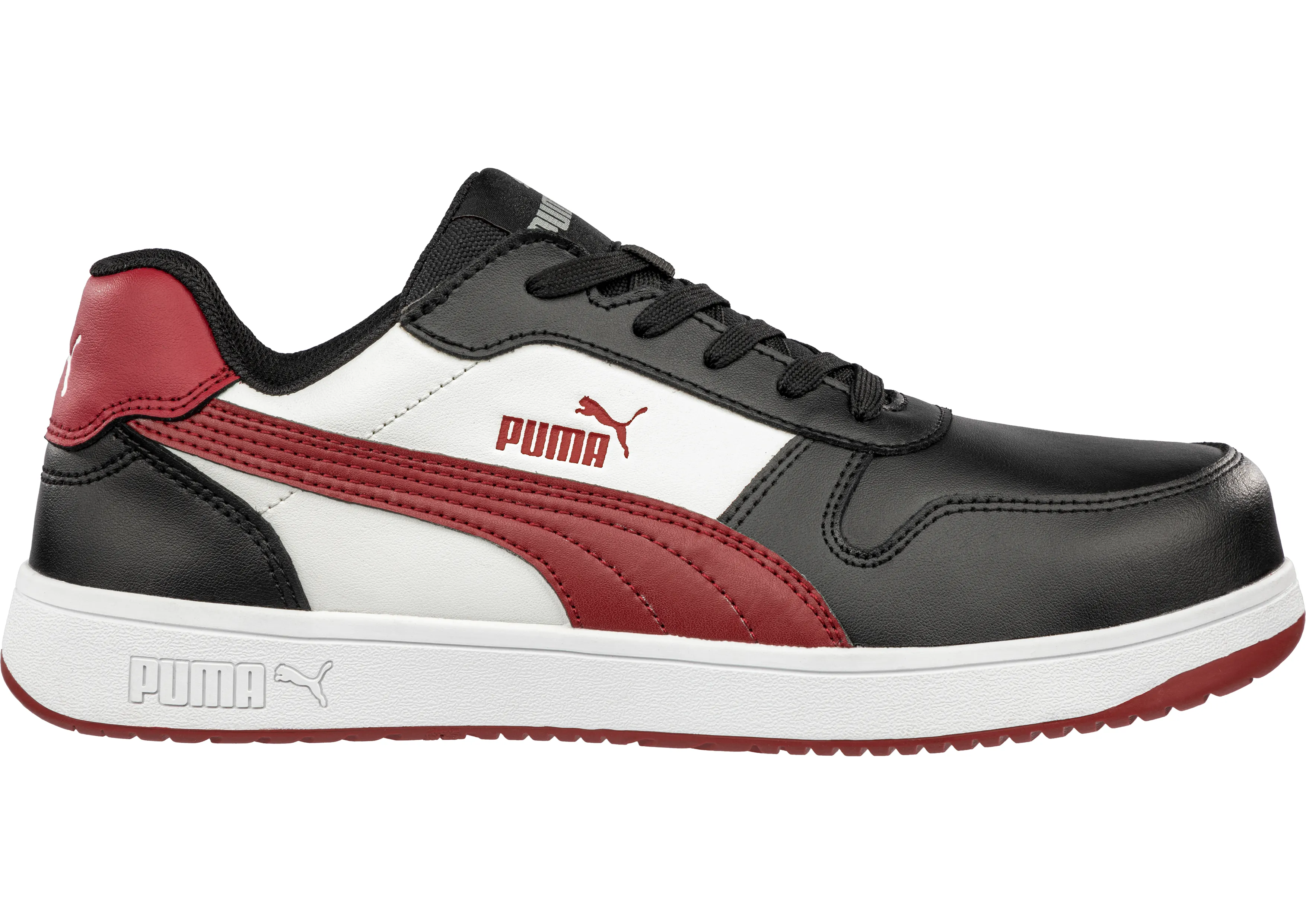 PUMA Frontcourt Low Red/Black (PUM640207) Asics Shoes Platform
