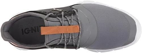 High-top Asics Sky Elite Flytefoam 2 Volleyball Shoes Puma Golf Men's Ignite Pwrsport Golf Shoe, Quiet Shade/Team Gold/Black, 11.5 Medium US