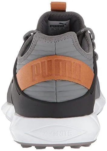 Asics Gel Foundation 13 Running Shoes Puma Golf Men's Ignite Pwrsport Golf Shoe, Quiet Shade/Team Gold/Black, 11.5 Medium US