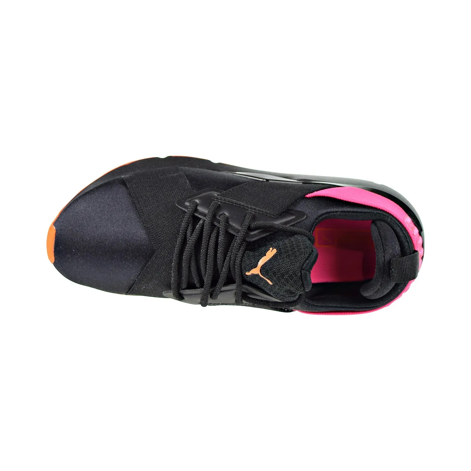 Puma Muse Chase Big Kids Shoes Puma Black/Knockout Pink Best Asics Shoes For Gym Training