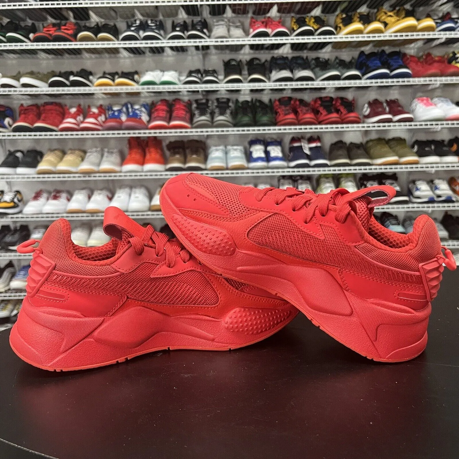 Asics Tiger Gel Shoes Puma RS-X AO Sneakers Athletic Red Size 7Y