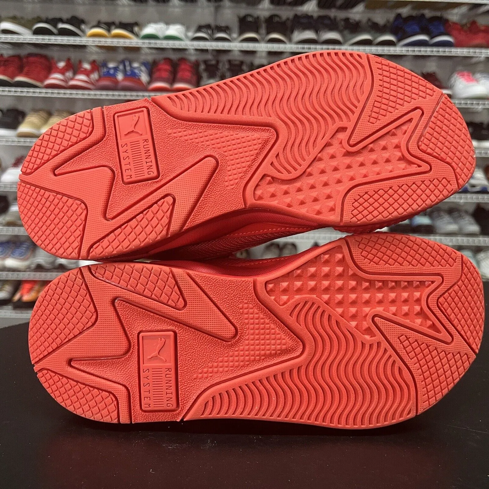 Puma RS-X AO Sneakers Athletic Red Size 7Y Asics Shoes Measurement