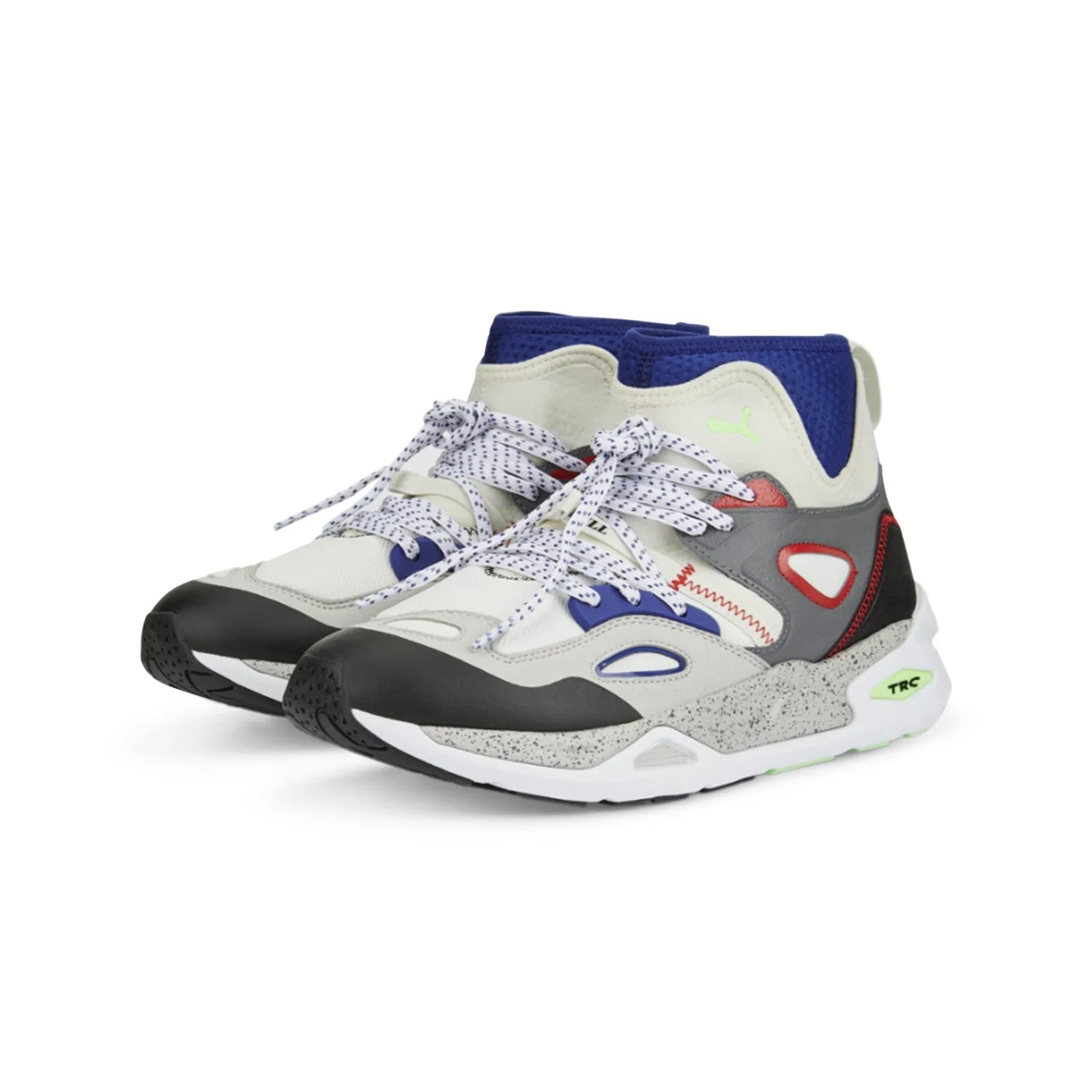 Puma TRC Blaze Mid WS (Vaporous Gray-Blazing Blue) Men's Shoes 386164-01 Ortholite Shoes Asics