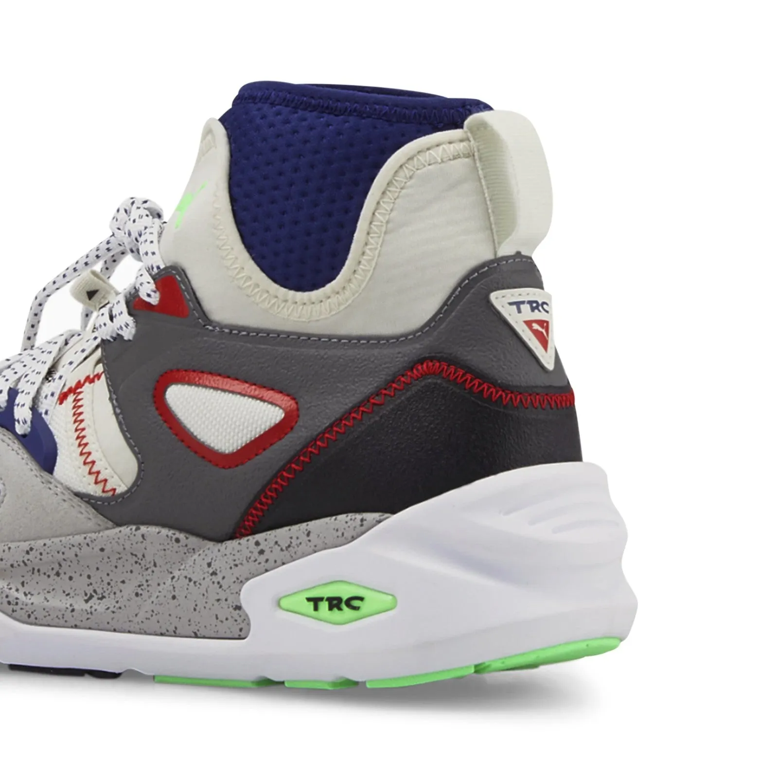 Asics Shoes Authentication Puma TRC Blaze Mid WS (Vaporous Gray-Blazing Blue) Men's Shoes 386164-01