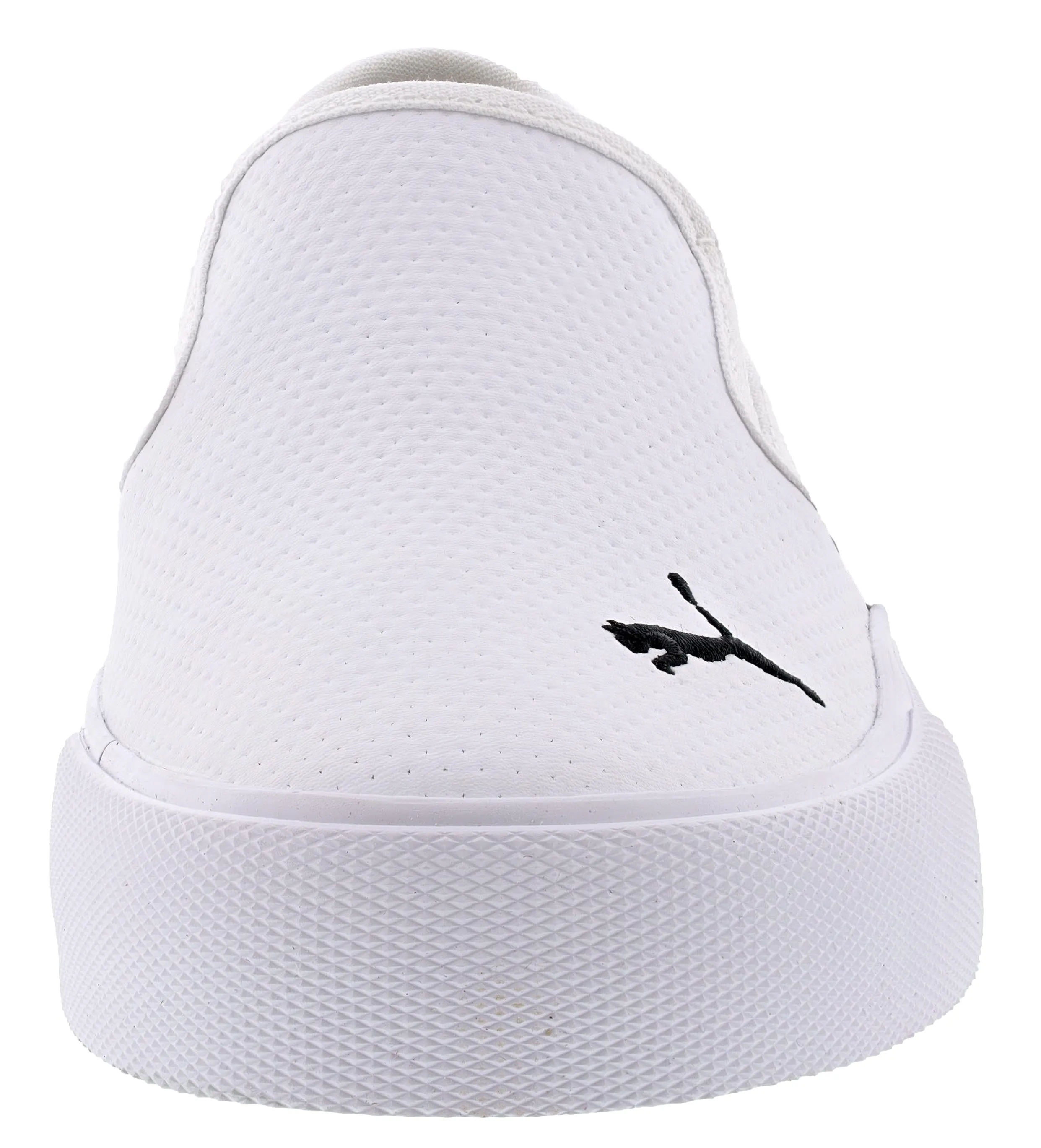 Puma Women's Bari Slip On Cat Leather Shoes Asics Running Shoes Uk